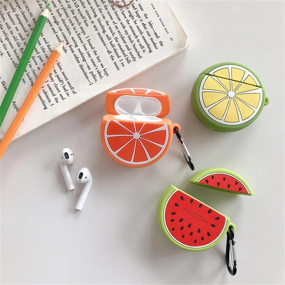 Fruit-style earphone case