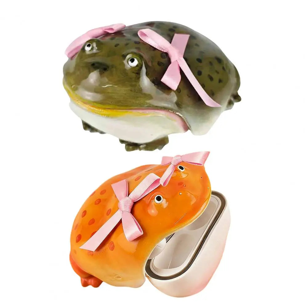 Bow Frog Earbud Case